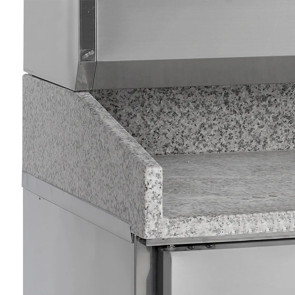 Commercial Pizza Table with Refrigerated Display