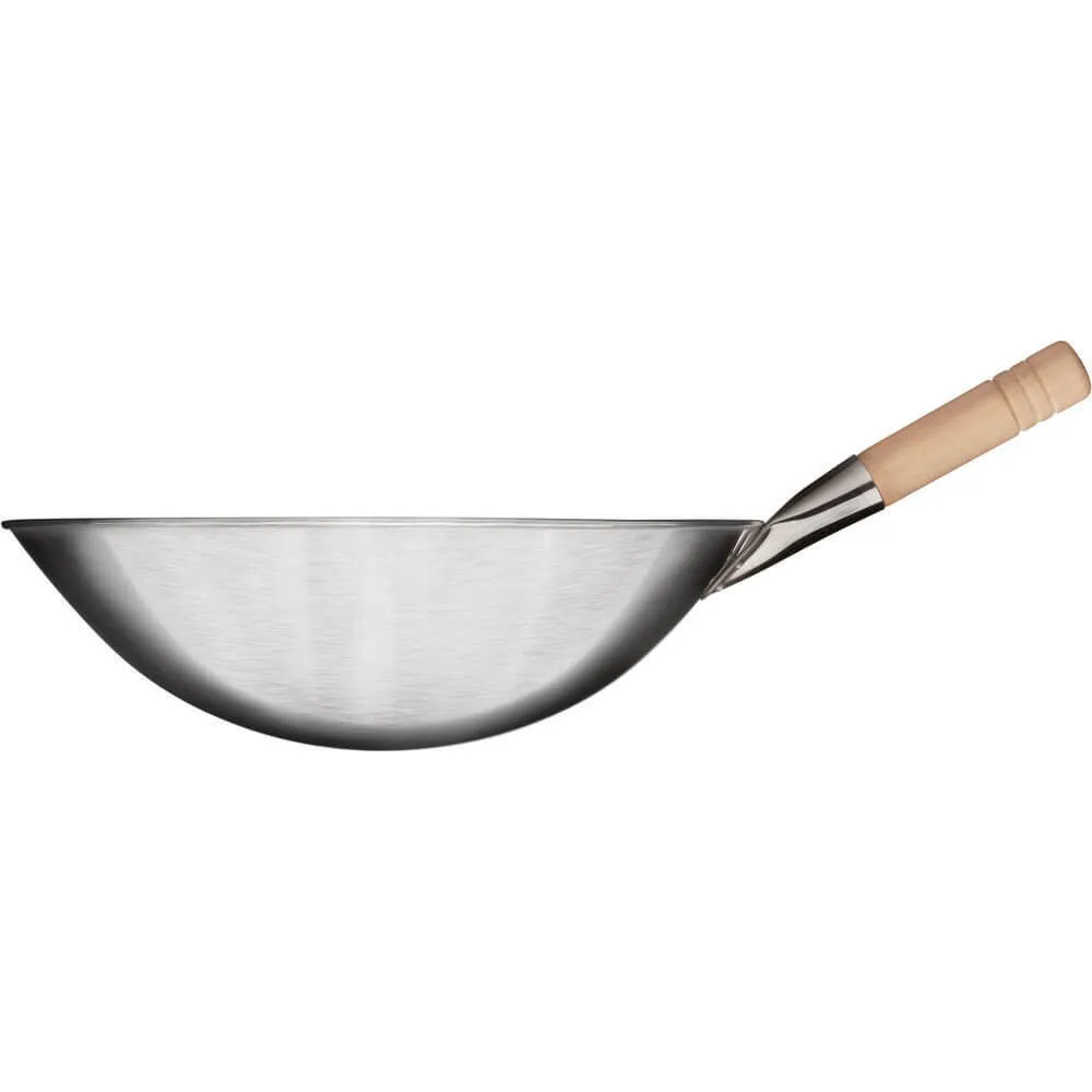Wok keptuvė Ø 400 mm (šepetėta) (037401)