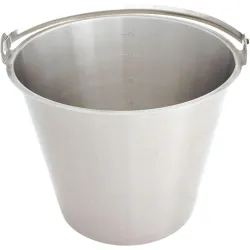 Nerūdijančiojo plieno kibiras, Ø 300 mm, 15,0 l