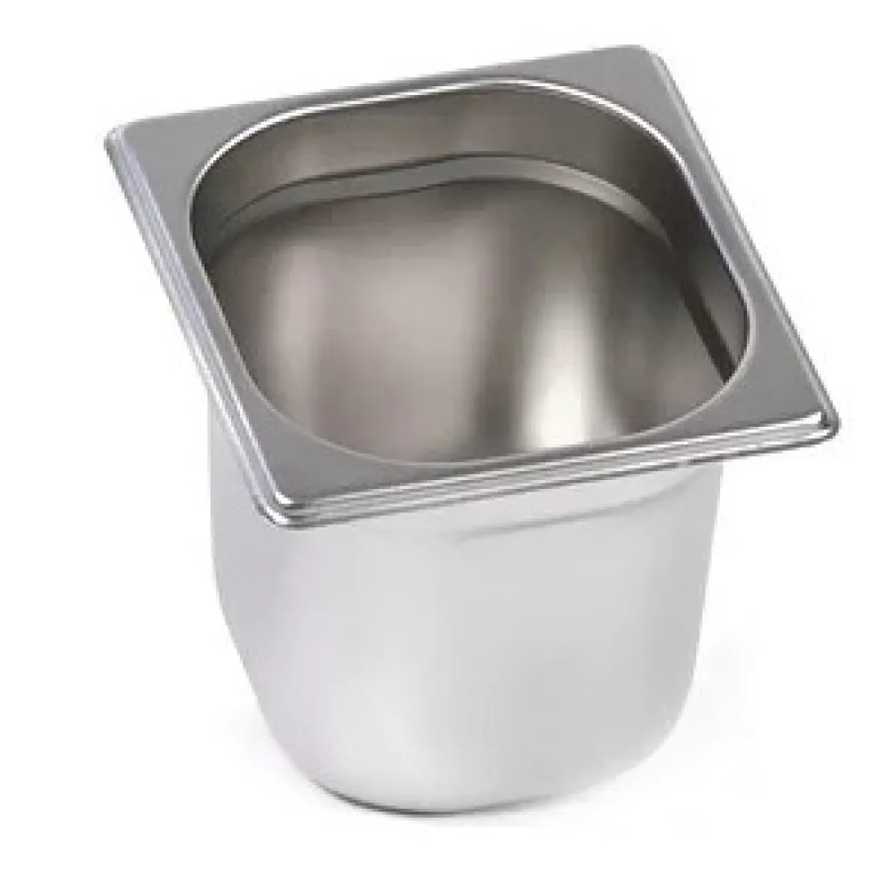Stainless Steel GN1/6 Food Storage Container - 150 mm Stainless Steel GN1/6 Food Storage Container - 150 mm