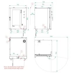 Elektrinė konvekcinė krosnis STG 111 M