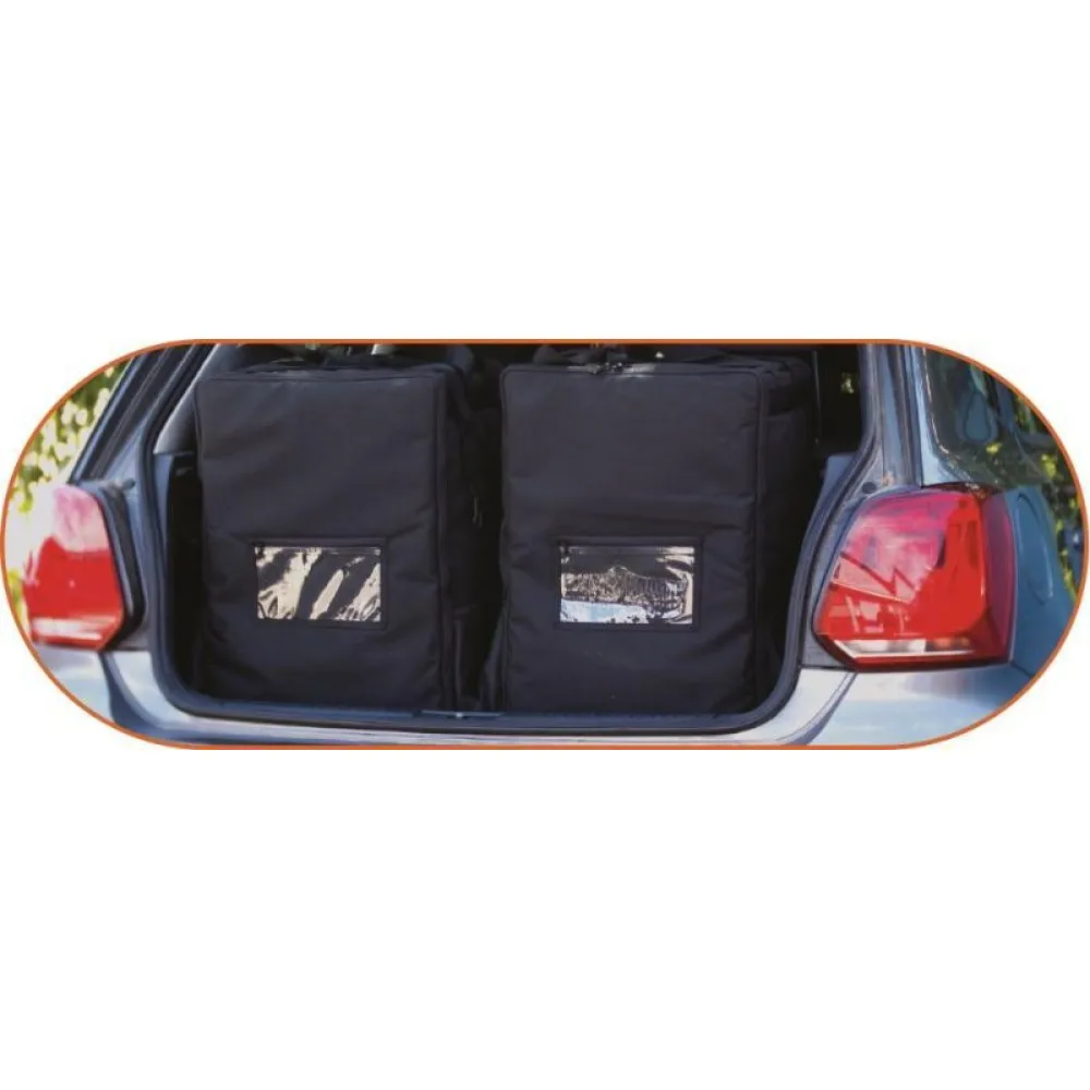 Insulated Pizza Box Carrier - Holds 8 Boxes