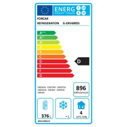 Freezer ventilated Eco Line G-EFV600SS