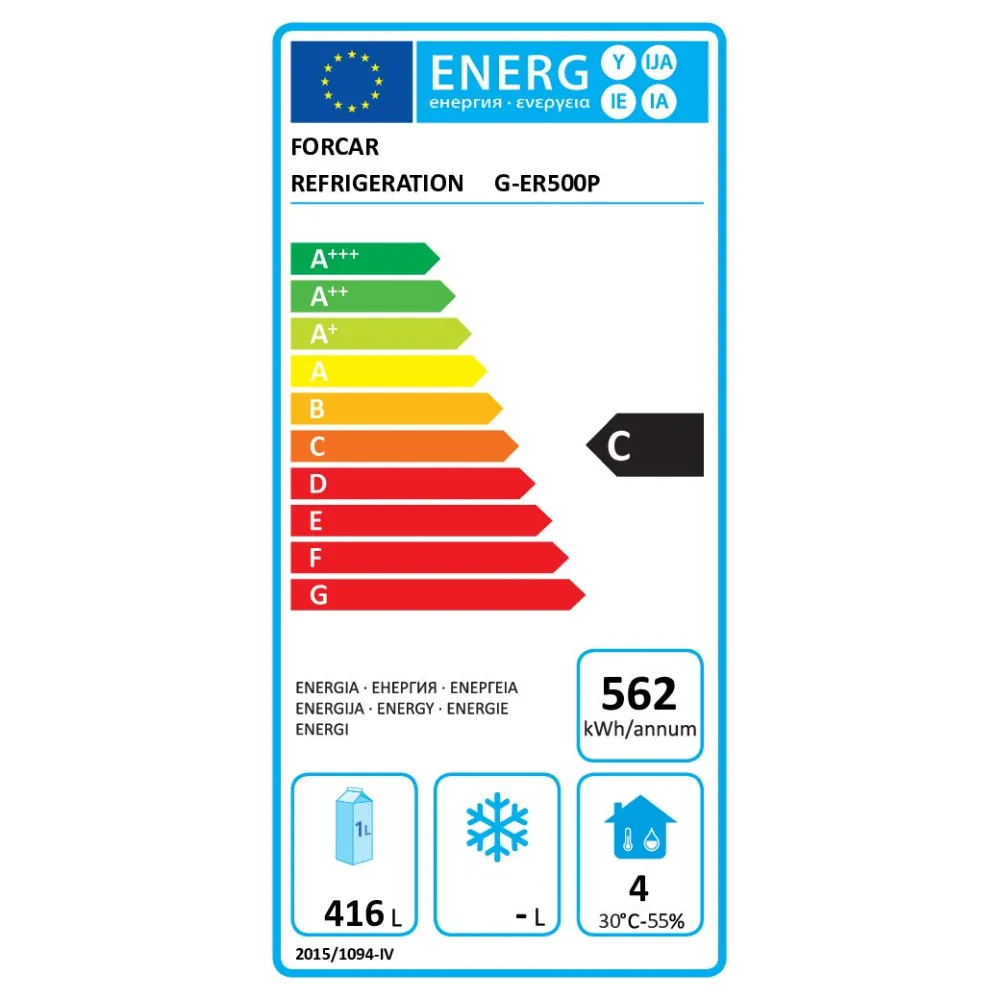 Konditorejas ledusskapis Eco Line G-ER500P