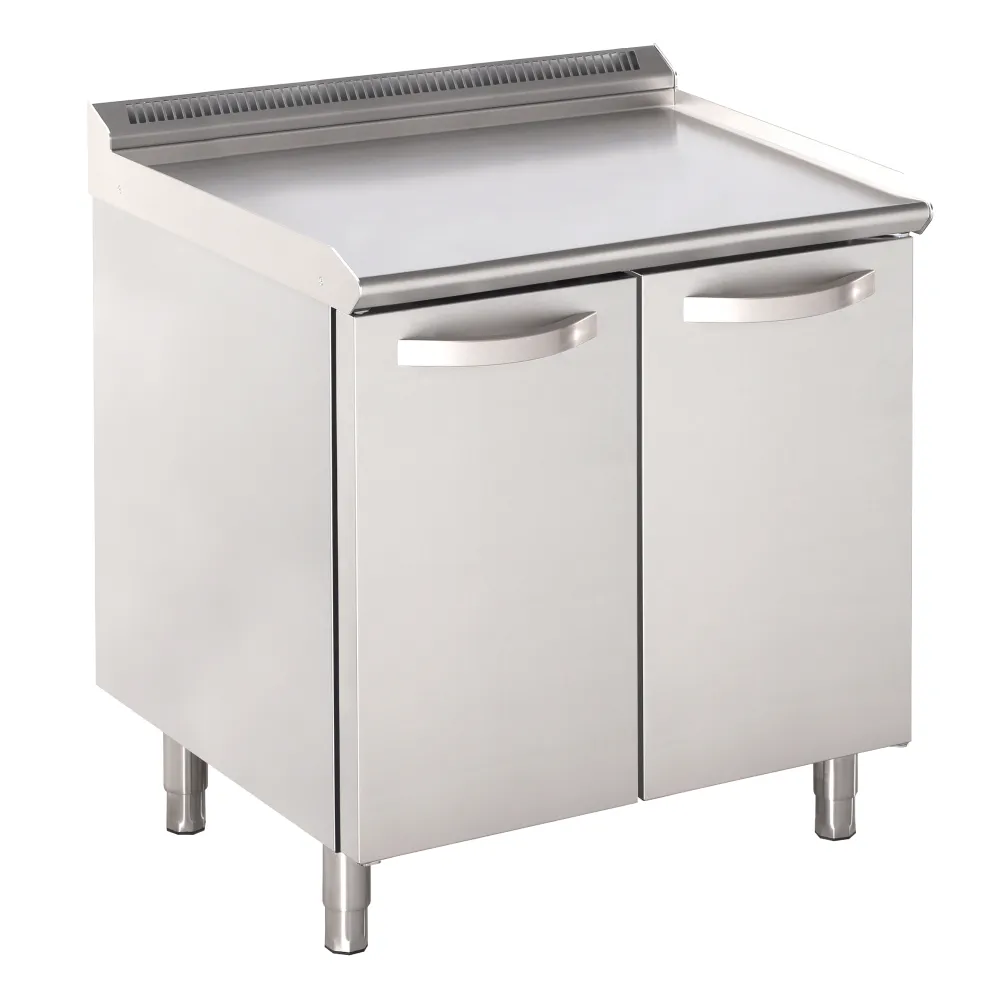 Stainless Steel Kitchen Table with Adjustable Height