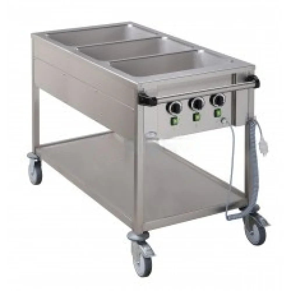 Premium Heated Display Trolley 3xGN 1/1