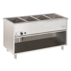 Eraldiseisev bain-marie 4xGN 1/1, ühise temperatuuri reguleerimisega