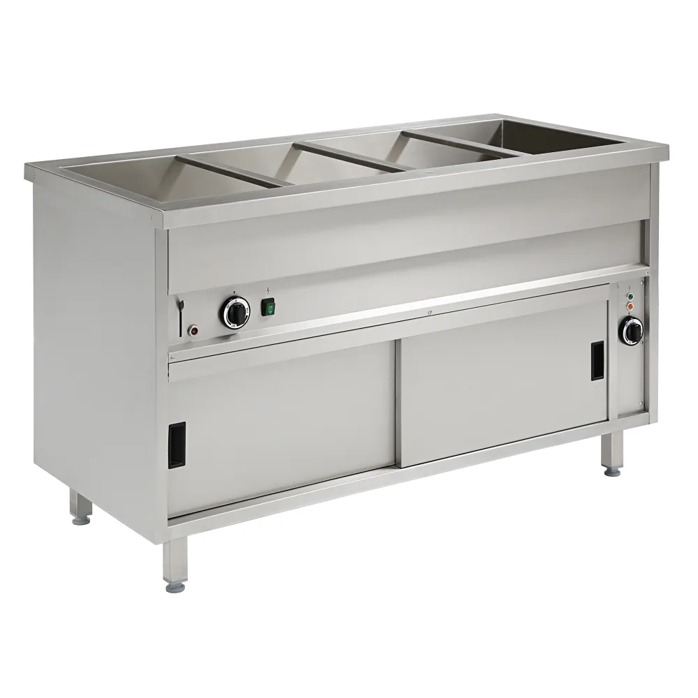 Premium Standalone Bain Marie with Storage Compartment 4xGN 1/1