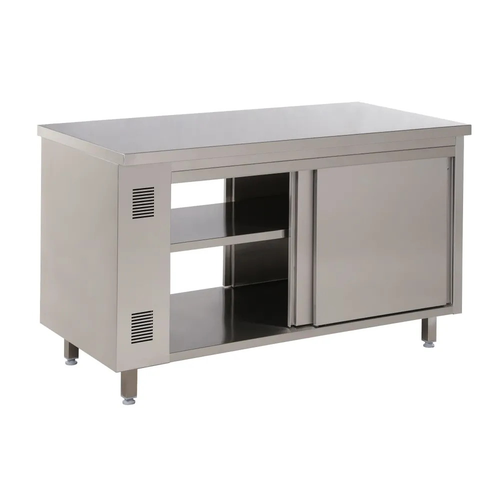 Praktiška šildoma stotis su neutraliu darbastaliu 1000 x 700 mm