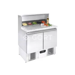 Salad refrigerated counter with granite worktop GN1/1 104L