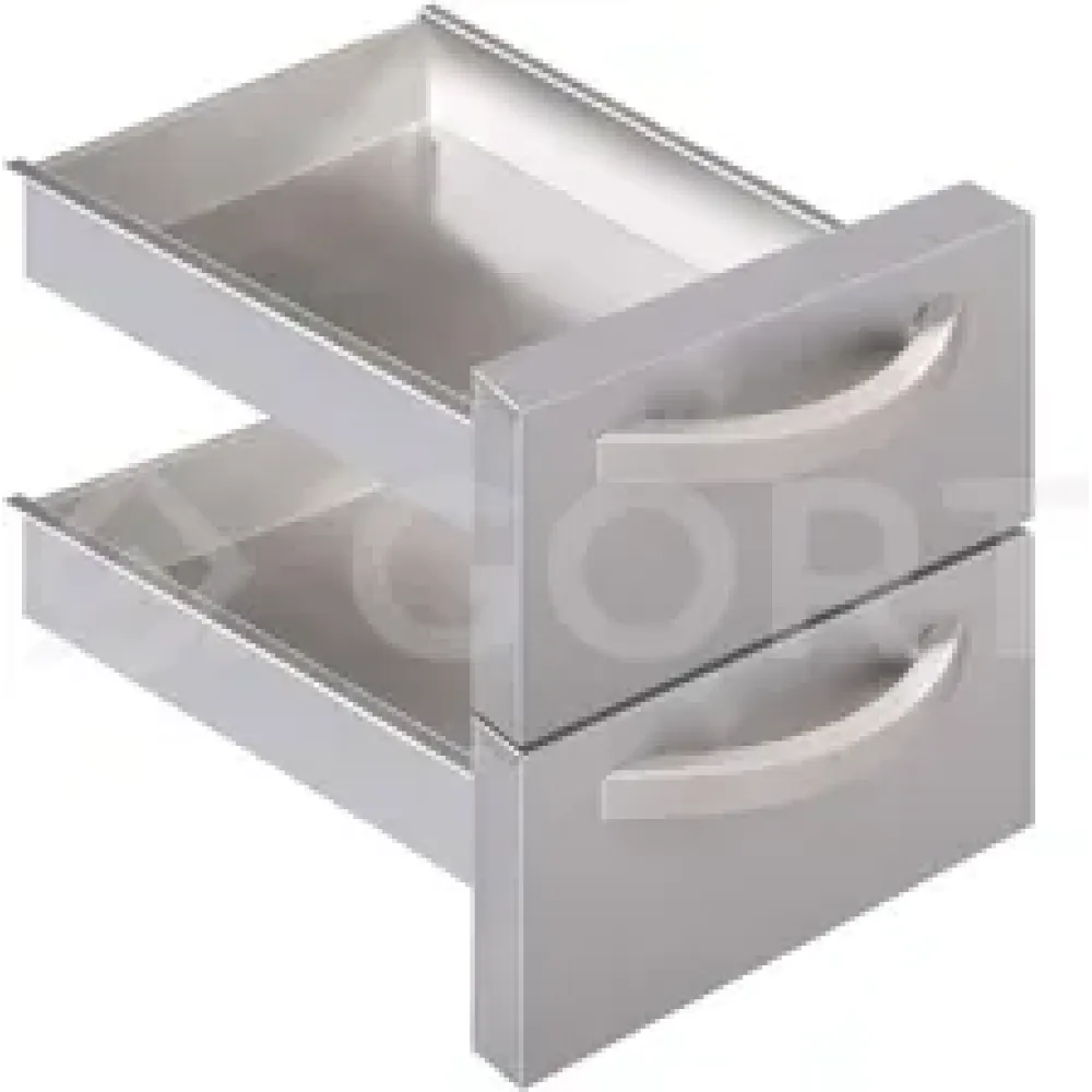 Essential 2-Drawer Organizer for 600mm Bases
