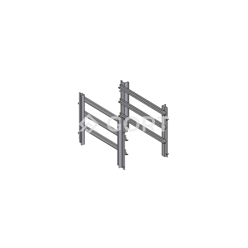 Unikalūs stalčiai GN1/1-100 mm su 3 bėgeliais