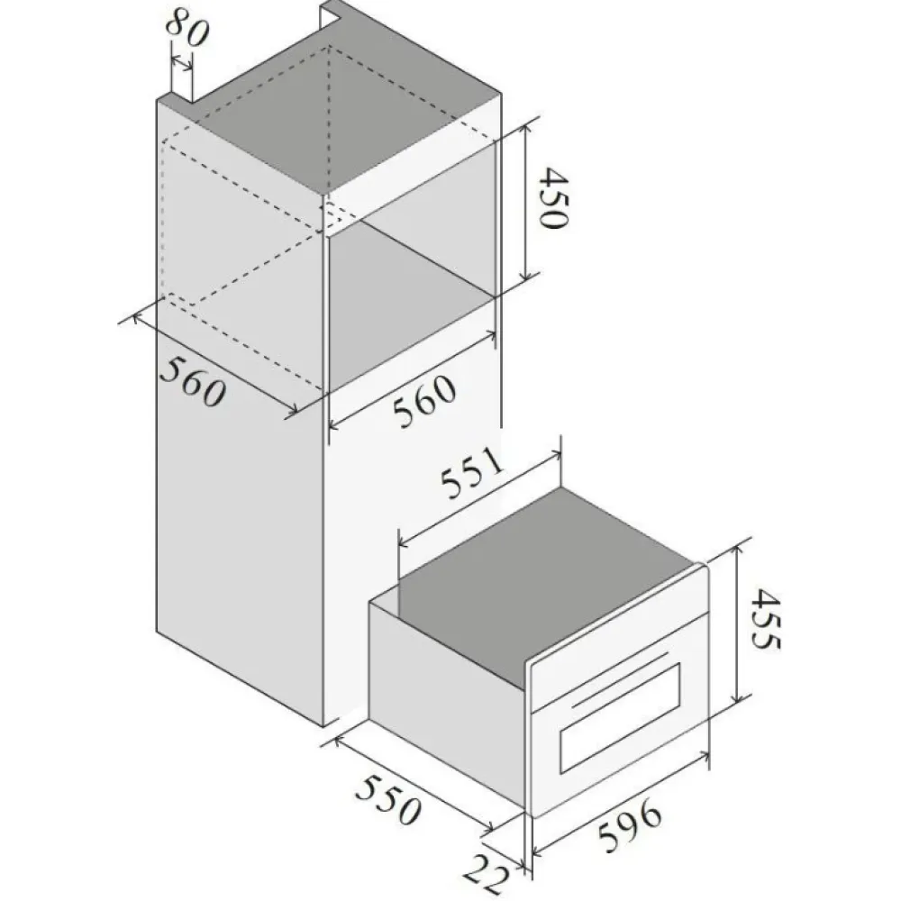 Ilve BC645SLTC 40L Virtuvės Pūtiklis