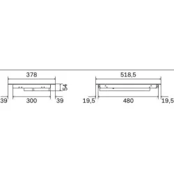 Indukcijas plīts virsma HCBI382TC 30 cm 2 zonas