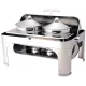 Marmite à couvercle rabattable en inox CD6504 Marmite à couvercle rabattable en inox CD6504
