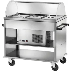 Refrigerated trolley 3 x GN1/1 - 150CAR2780