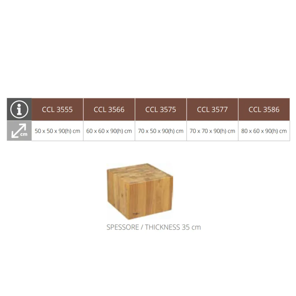 Planche de Boucher en Acacia 35 cm