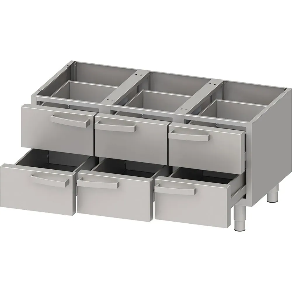 Professional Stainless Steel Base with Drawers