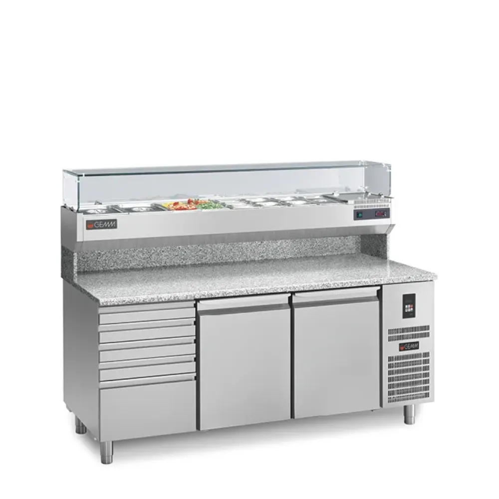 Premium Pizza Prep Counter with Refrigeration