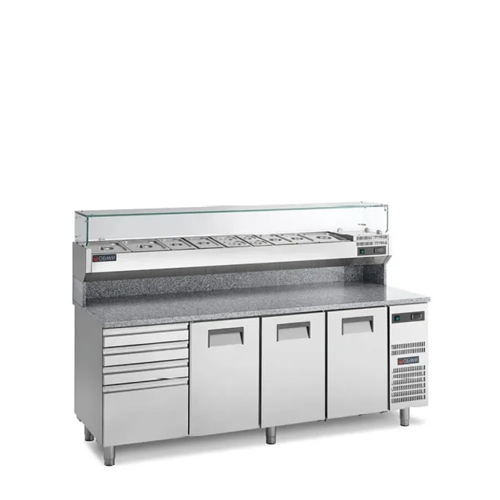Premium Refrigerated Pizza Preparation Station