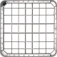 Panier de lavage pour assiettes, 400x400 mm Panier de lavage pour assiettes, 400x400 mm