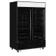 Versatile 922L Black Freezer with LED Lighting