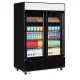 Elegant 922L Display Cooler in Sleek Black