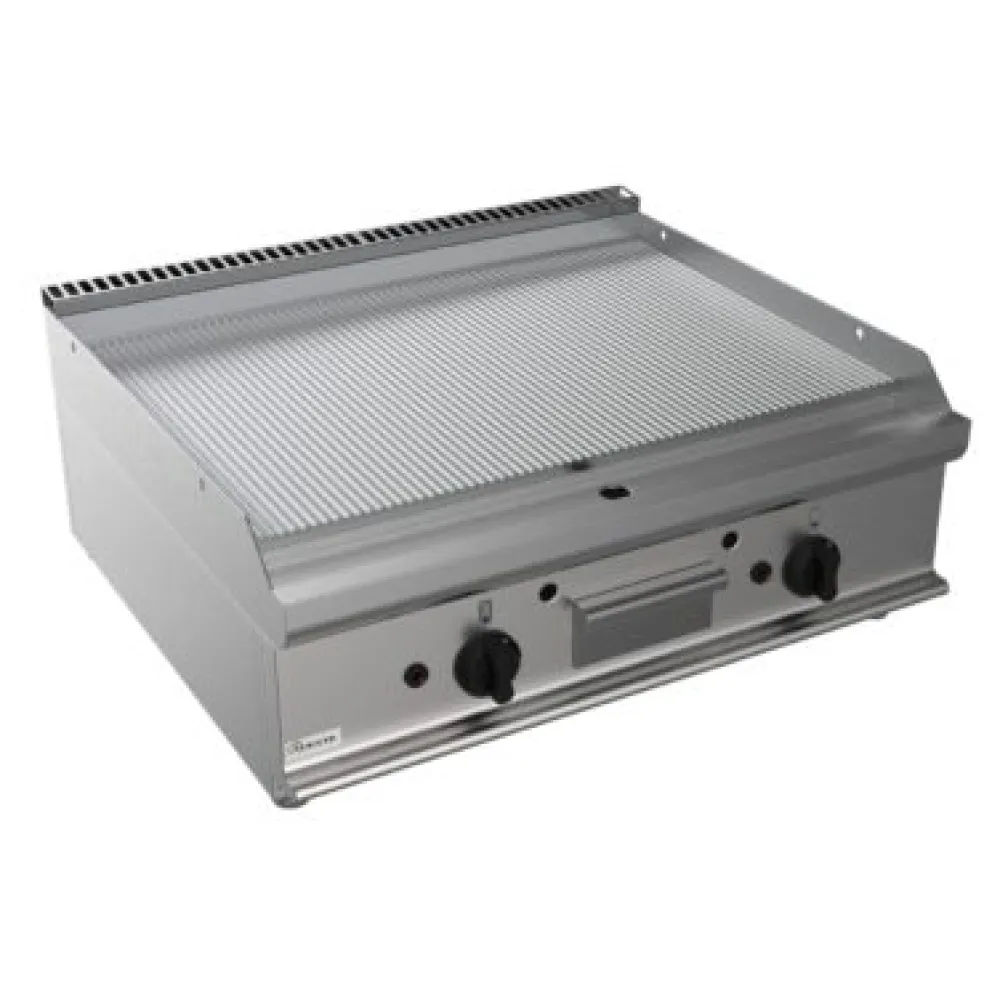 Heavy-Duty Ribbed Gas Griddle
