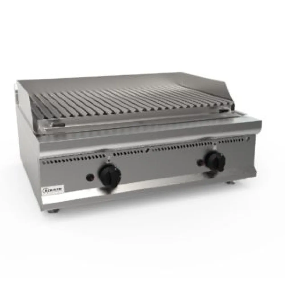 Gourmet Gas Griddle with Lava Stones