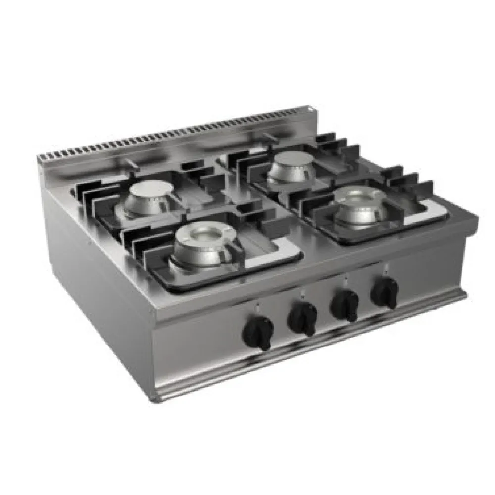 Solid top gas range EASY 700 E7/CUPG4BB.2M2G