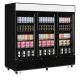Commercial 1436L Showcase Freezer with 3 Doors