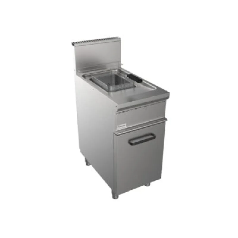 Heavy-Duty 13L Gas Fryer with Cabinet Storage