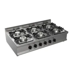 Solid top gas range LADY 700 L7/KUPG6BB.6G