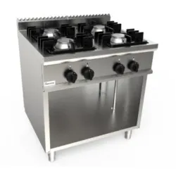 Solid top gas range with neutral cabinet LADY 700 L7/KUPG4BA.4M