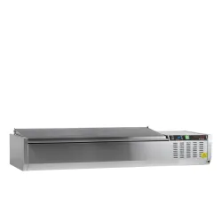 Showcase cooler with lid 6 GN1/4