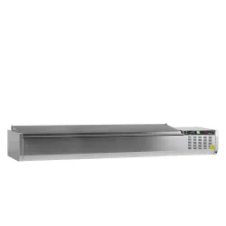 Showcase cooler with lid 10 GN1/4
