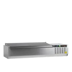 Showcase cooler with lid GVC 4 GN1/3