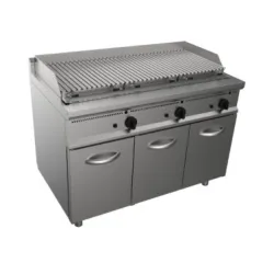 Rihveldatud gaasiline laavakivigrill kapiga L7/BS3BC2