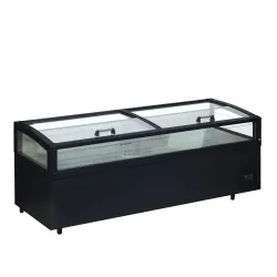 Šaldiklio-šaldytuvo vitrina 860 l, juoda