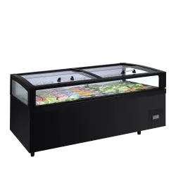 Šaldiklio-šaldytuvo vitrina 613L, juoda