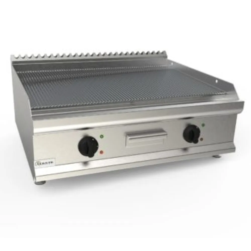 LADY 700 L7/KTE2BBRC Electric Ribbed Grill - Commercial Grade