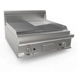 Рифленый-глфдкий газовый гриль LADYQ 900 LQ/FTG4BBMC