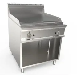 Гладкий газовый гриль с нейтральный шкафом LADYQ 900 LQ/FTG4BALC
