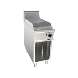 Рифленый газовый гриль с нейтральный шкафом LADYQ 900 LQ/FTG2BARC