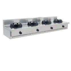 Dujinė WOK viryklė 2000x700mm LS04200070BB Dujinė WOK viryklė 2000x700mm LS04200070BB