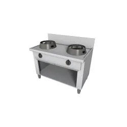 Dujinė WOK viryklė su neutraliu spinta 1000x700mm LS02100070BA Dujinė WOK viryklė su neutraliu spinta 1000x700mm LS02100070BA