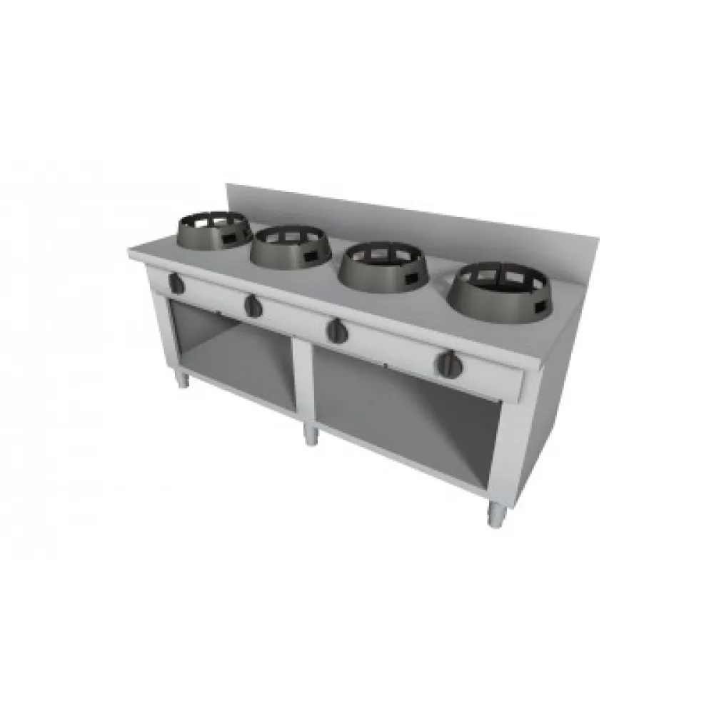 Versatile WOK Cooking Gas Stove with Neutral Base