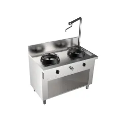 Dujinė WOK viryklė su neutraliu stalu 1000x700mm KC02100070BA Dujinė WOK viryklė su neutraliu stalu 1000x700mm KC02100070BA