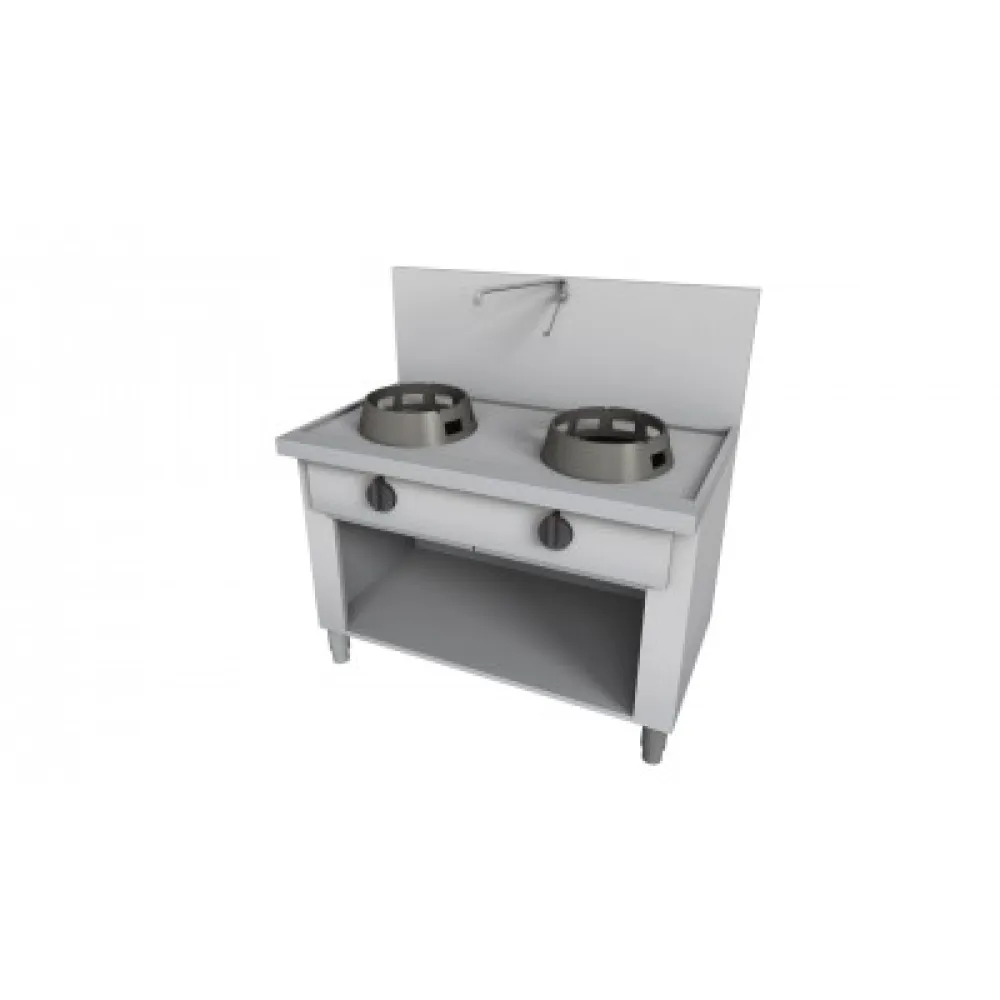 Commercial Wok Gas Stove with Integrated Tap