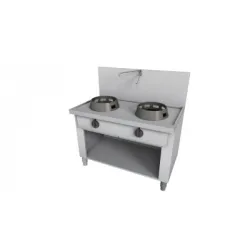 Dujinė WOK viryklė su neutraliu stalu 1000x700mm KT02100070BA Dujinė WOK viryklė su neutraliu stalu 1000x700mm KT02100070BA